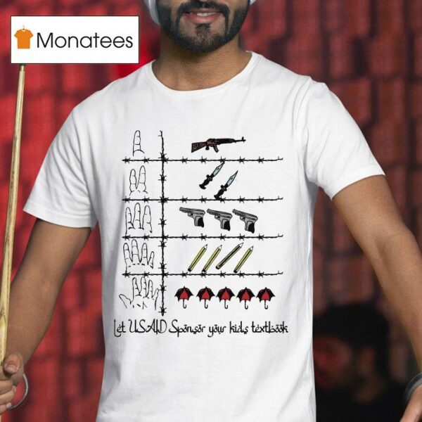 Hasan Piker Let Us Aid Sponsor Your Kids Textbook T Shirt