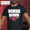 Horns Down All Day Ohio State Buckeyes T Shirt