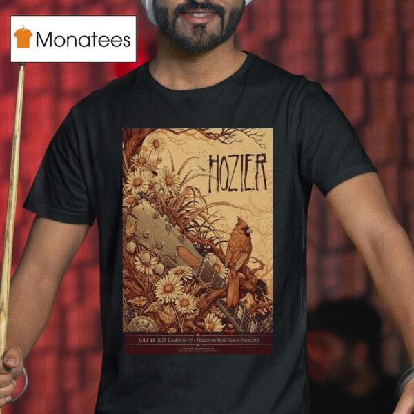 Hozier Freedom Mortgage Pavilion Tour Camden Nj July T Shirt