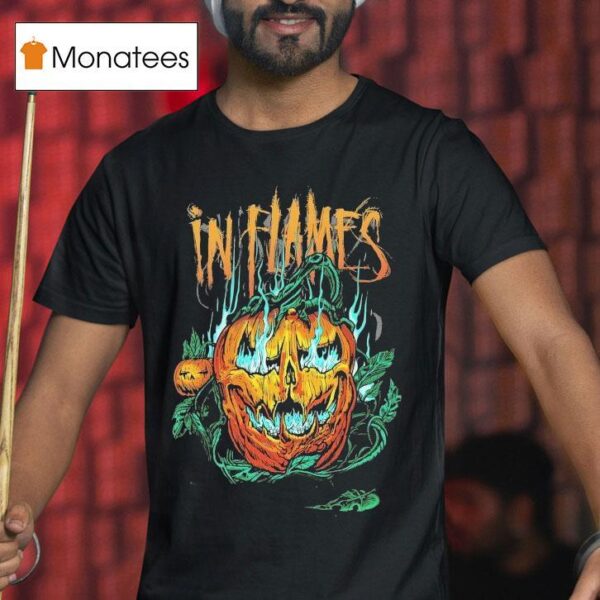 In Flames Hell Pumpkin T Shirt