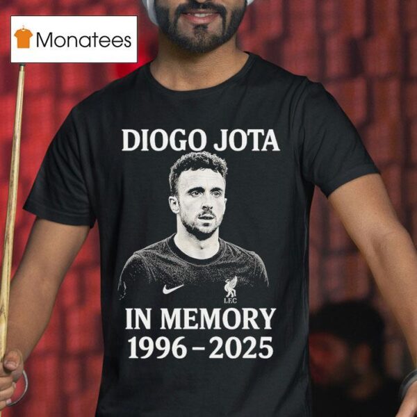 In Memory Of Diogo Jota Rip Liverpool T Shirt