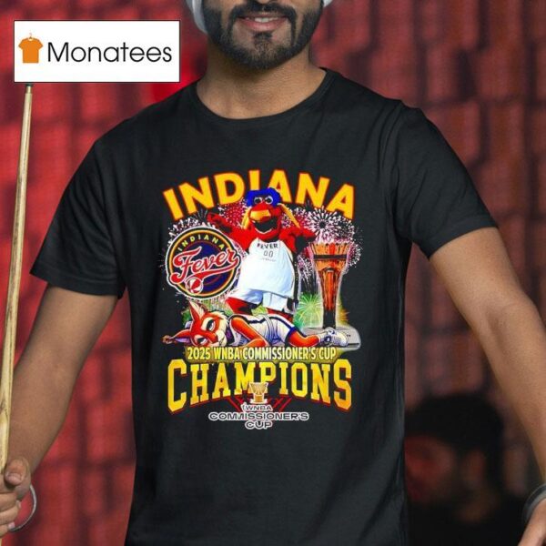 Indiana Fever Wnba Commissioners Cup Champions T Shirt