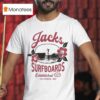 Jacks Surfboards Tip Toe Summer Series California Usa Est T Shirt
