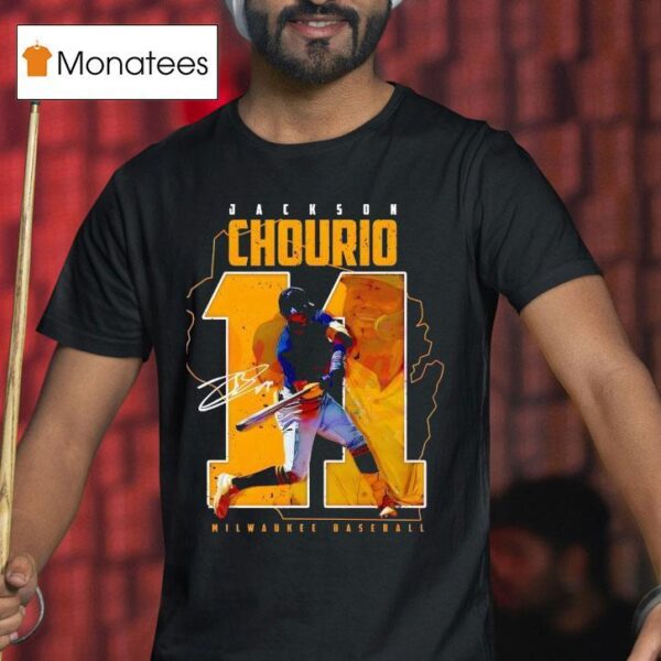 Jackson Chourio Milwaukee Baseball Player Signature T Shirt