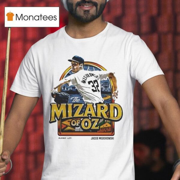 Jacob Misiorowski The Mizard Of Oz Milwaukee Brewers Mlbpa Painting T Shirt