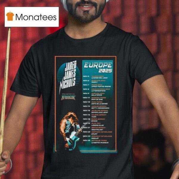 Jared James Nichols Europe Uk Tour Dates T Shirt