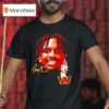 Jayden Daniels Big Face Washington Commanders Football Signature T Shirt