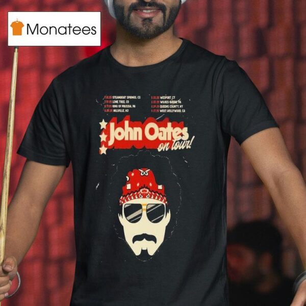 John Oates On Tour July Lone Tree Co T Shirt