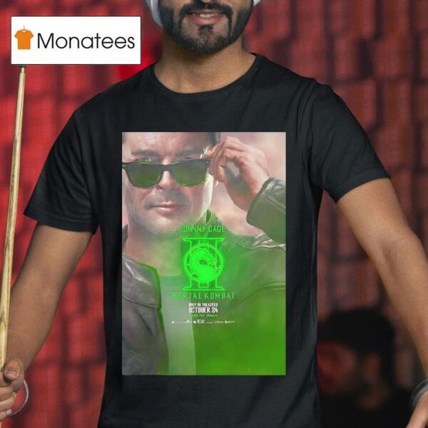 Johny Cage Mortal Kombat Ii Movie T Shirt
