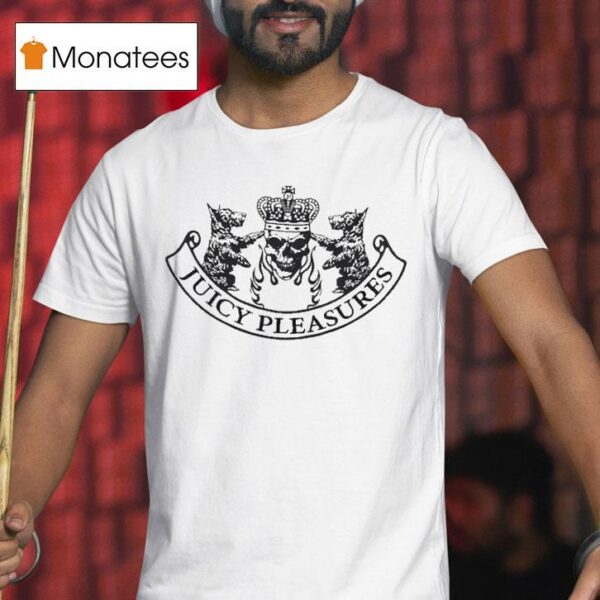 Juicy Pleasures Skull Cres T Shirt