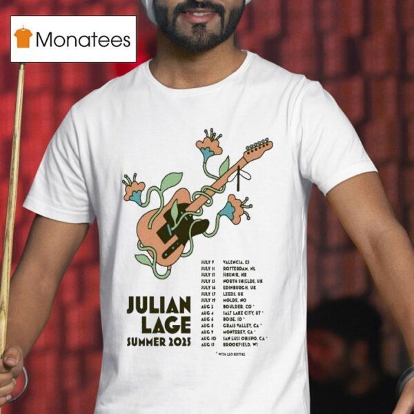 Julian Lage Summer Tour Dates T Shirt