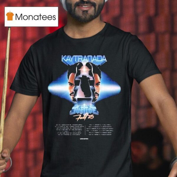 Kaytranada Justice Fall North America Tour Dates Faces Head T Shirt
