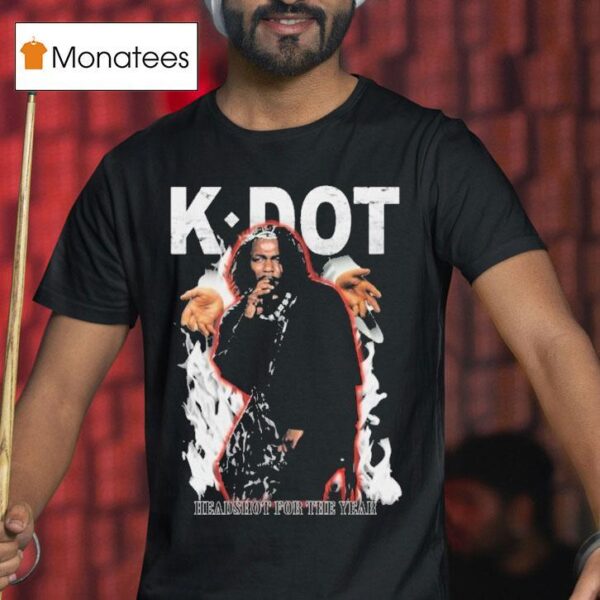 Kendrick Lamar K Dot Headshot For The Year T Shirt