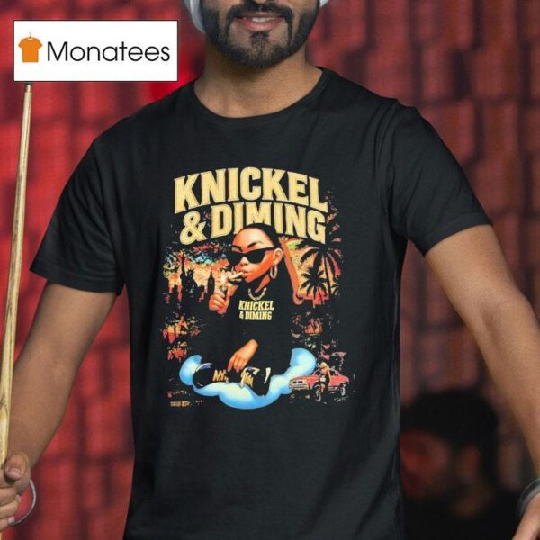 Knickel And Diming Smoking Retro T Shirt