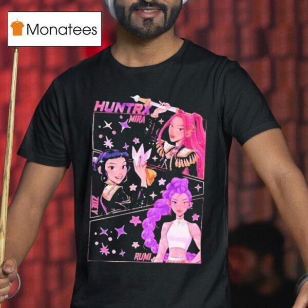 Kpop Demon Hunters Russ Cash Stack Into The Wild Tour T Shirt