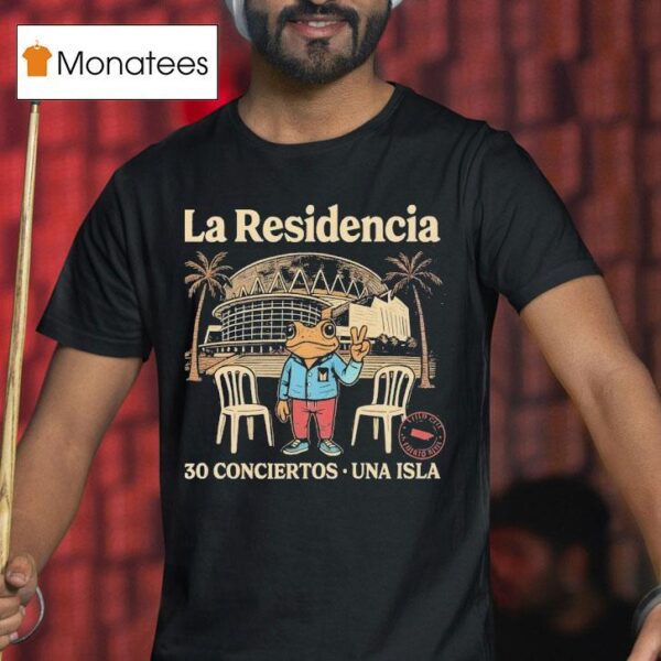 La Residencia Conciertos Una Isla Frog T Shirt