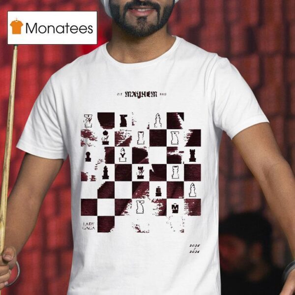Lady Gaga Chessboard T Shirt
