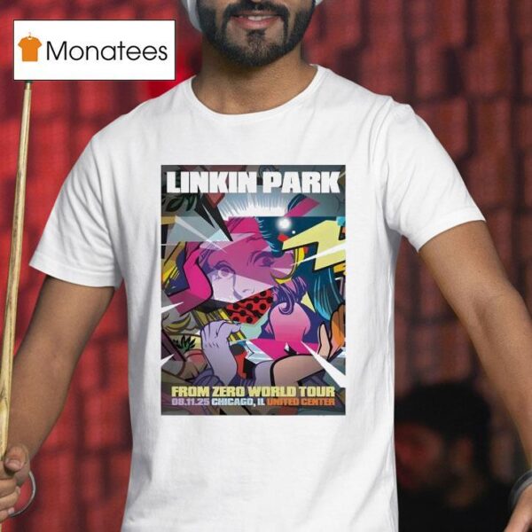Linkin Park From Zero World Tour On August At Chicago Il United Center T Shirt