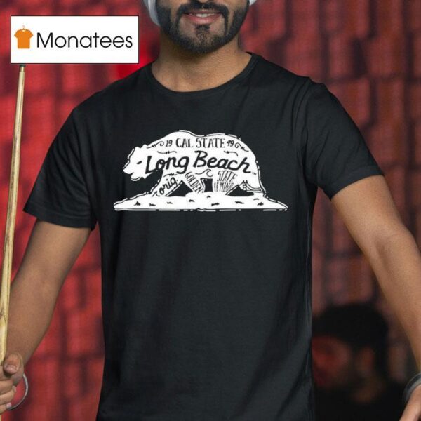 Long Beach State Of The Month Bear T Shirt