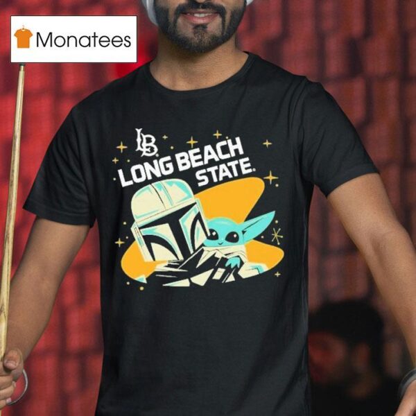 Long Beach State X The Mandalorian Baby Yoda T Shirt
