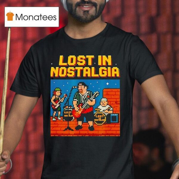 Lost In Nostalgia Bit Band Logo T Shirt
