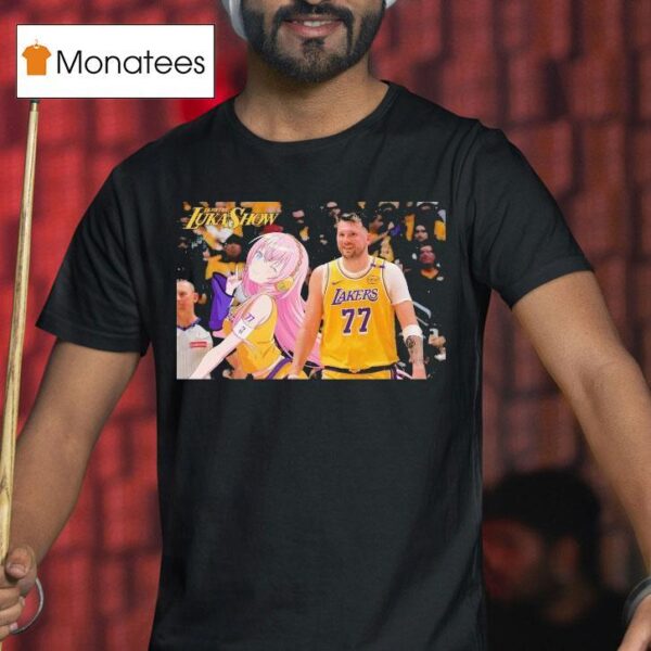Luka Doncic X Megurine Luka Enjoy The Luke Show Los Angeles Lakers T Shirt