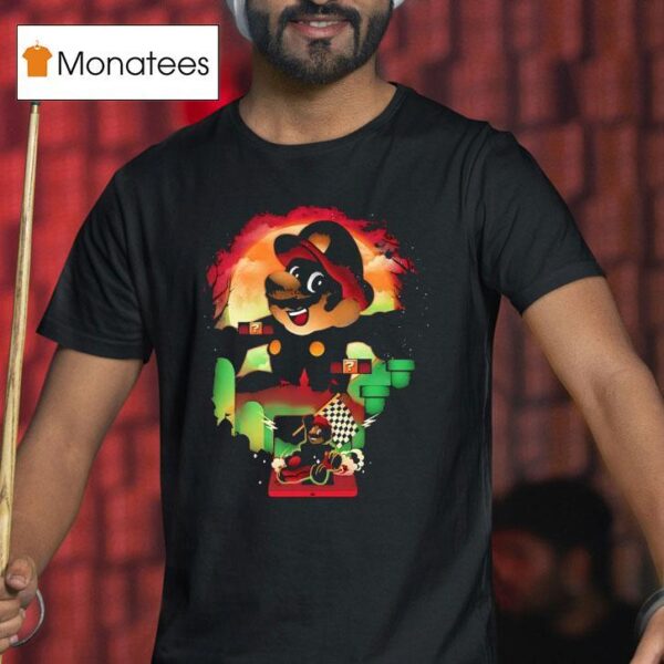 Mario In His Role In Super Mario Bros And Mario Kar T Shirt