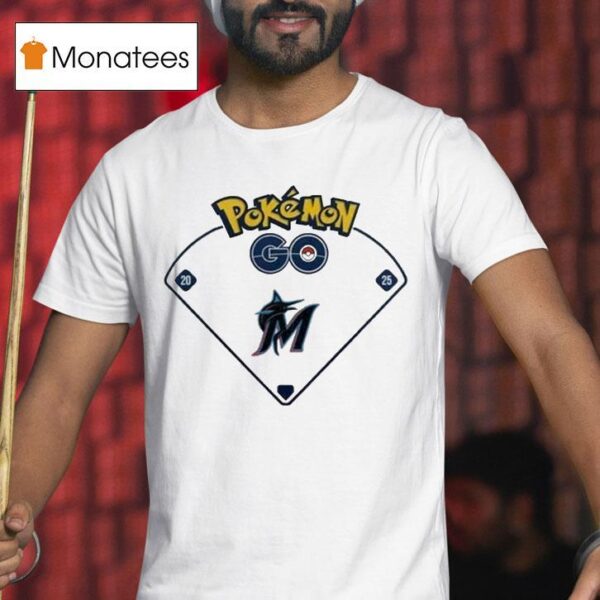 Miami Marlins X Pokemon Go Mlb T Shirt