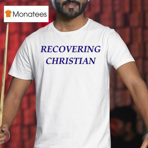 Milly Alcock Wearing Recovering Christian T Shirt