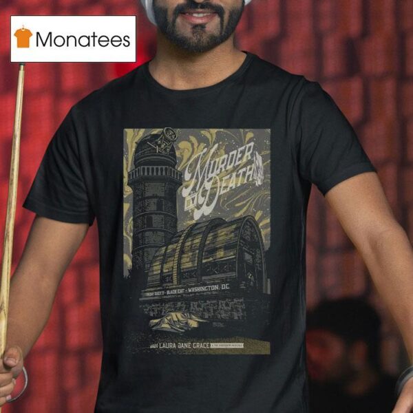 Murder By Death Black Cat July Washington D C T Shirt