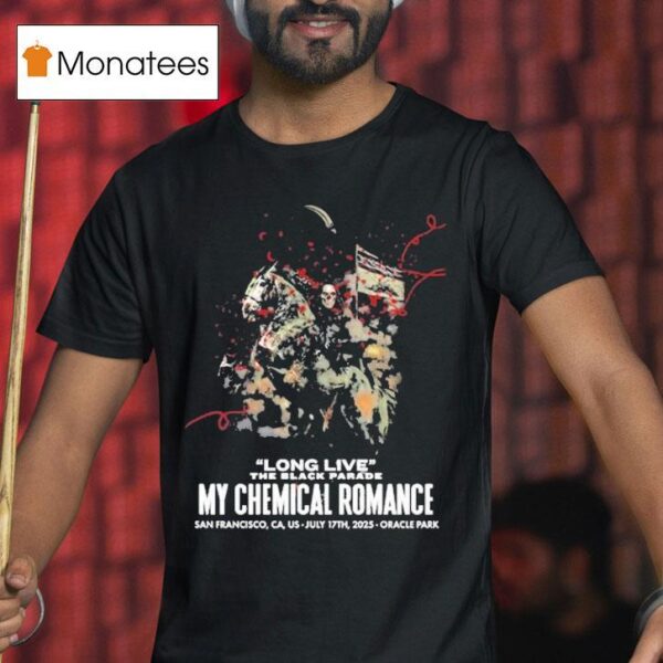 My Chemical Romance July Oracle Park San Francisco Ca T Shirt