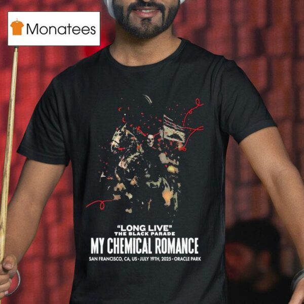 My Chemical Romance San Francisco Ca Us July Th Oracle Park Long Live North American Stadium Tour T Shirt