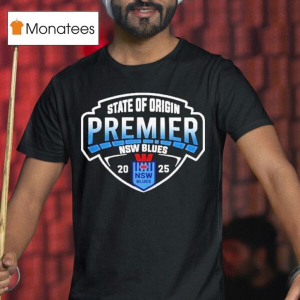 New South Wales Blues State Of Premier T Shirt