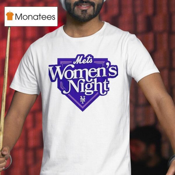 New York Mets Women S Night Logo T Shirt