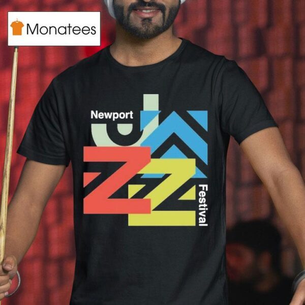 Newport Jazz Festival Letterforms T Shirt