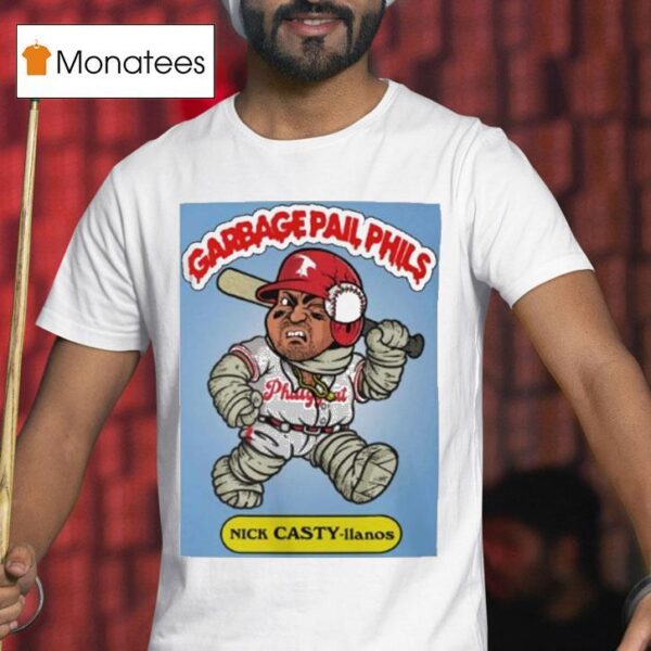 Nick Castellanos Nick Casty Ilanos Garbage Pail Phils T Shirt
