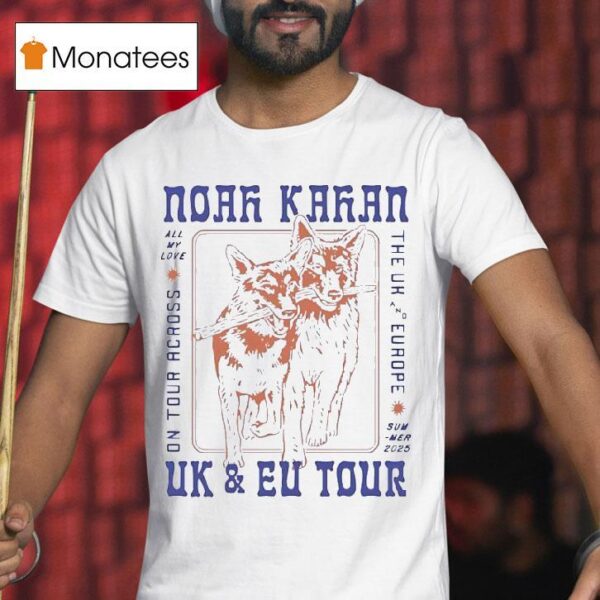 Noah Kahan Uk And Eu Tour T Shirt