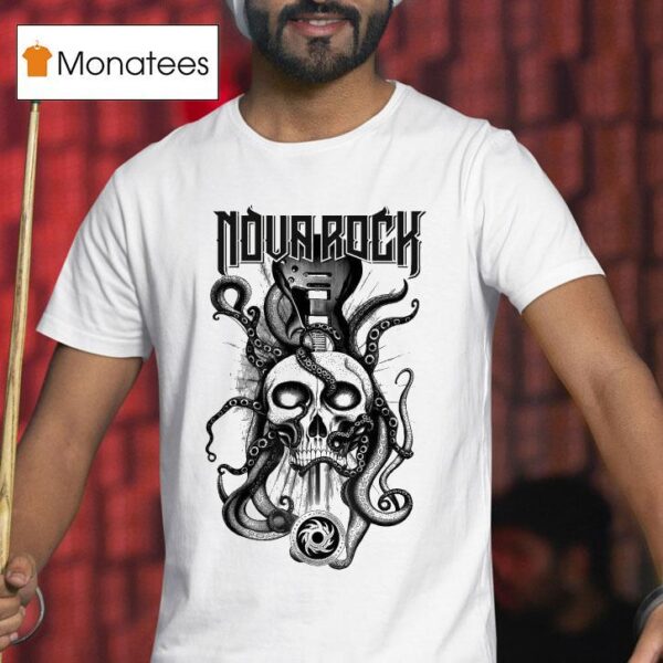 Nova Rock Festival Sword Skull T Shirt