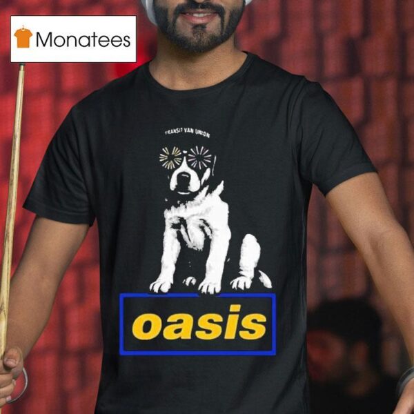 Oasis Transit Van Union Mad Dog T Shirt