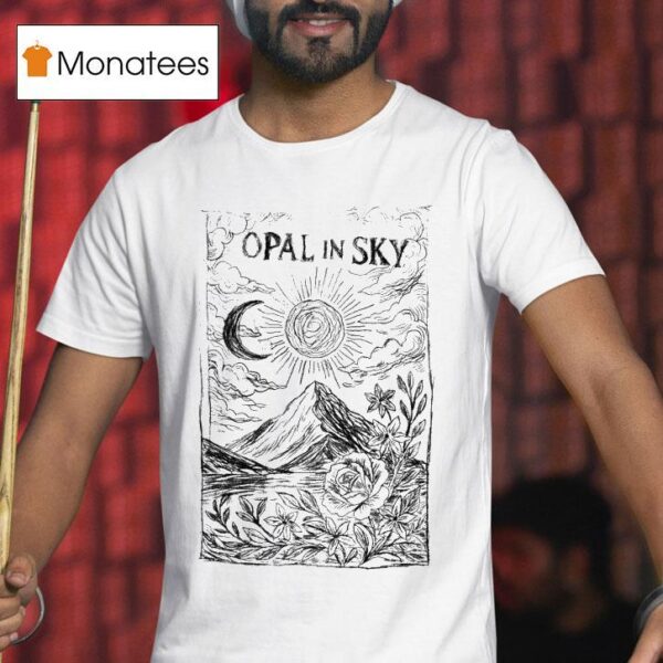 Opal In Sky Lost Moon By Alyvia T Shirt