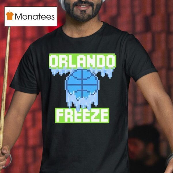 Orlando Freeze Basketball Pixel T Shirt
