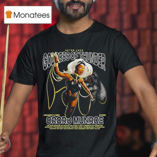 Ororo Munroe Goddess Of Thunder T Shirt