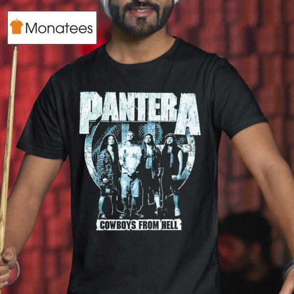 Pantera Cowboys From Hell Tour Dates Photo T Shirt