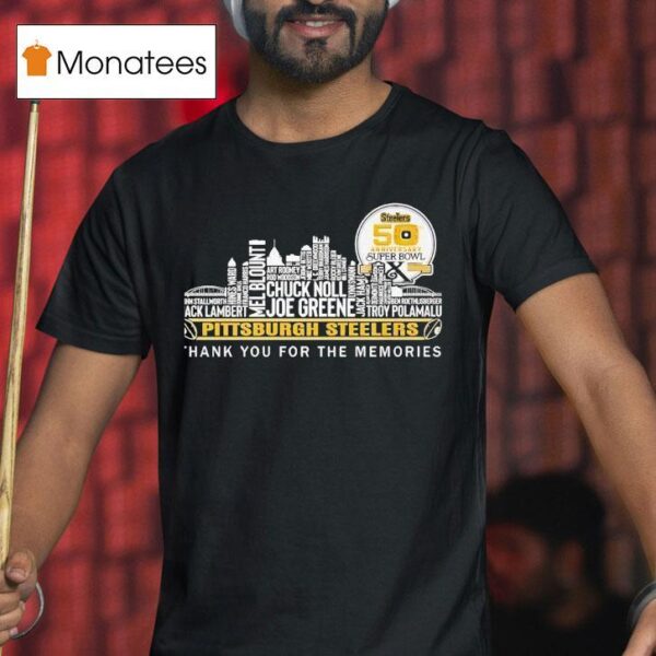 Pittsburgh Slers Th Anniversary Super Bowl X Thank You For The Memories T Shirt