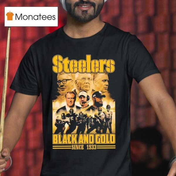 Pittsburgh Slers Black And Gold Since T Shirt