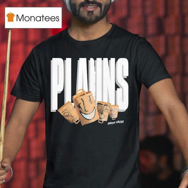Plaiins Happy Faces T Shirt