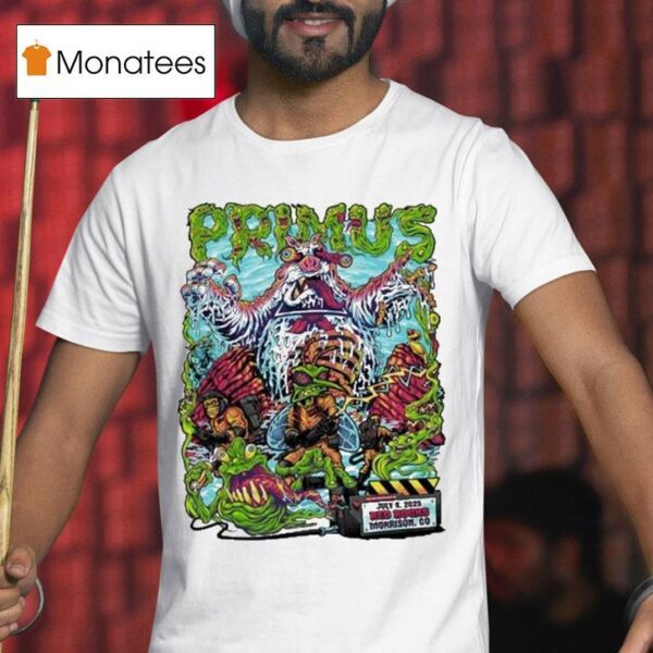 Primus Red Rocks Amphitheatre July Morrison Co T Shirt