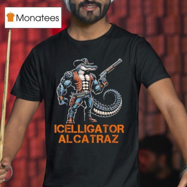 Prison Icelligator Alcatraz T Shirt