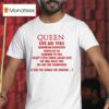 Queen Music Queen At Live Aid T Shirt