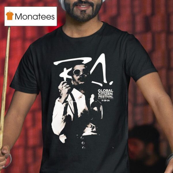 Rauw Alejandro Global Citizen Festival Central Park T Shirt